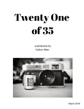 Twenty One of 35 book cover