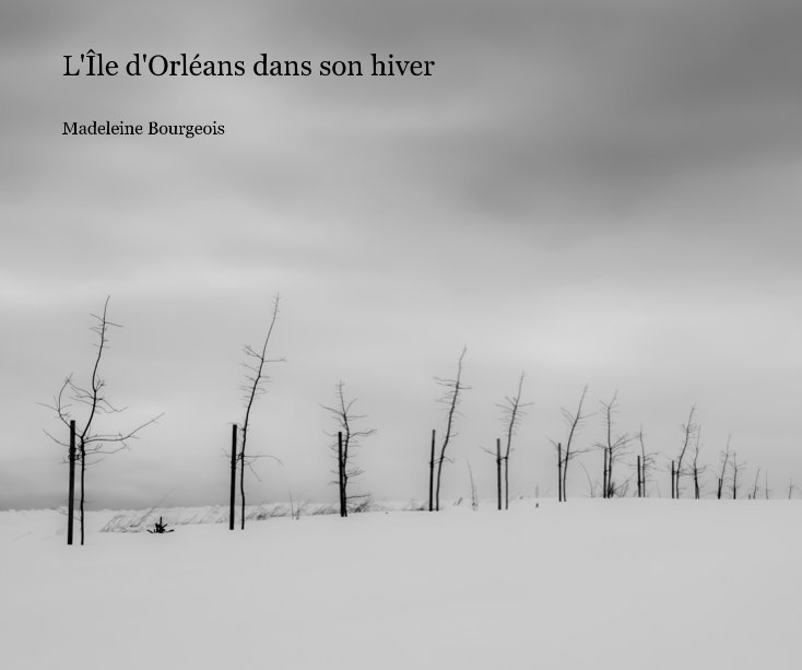 View L'Île d'Orléans dans son hiver by Madeleine Bourgeois