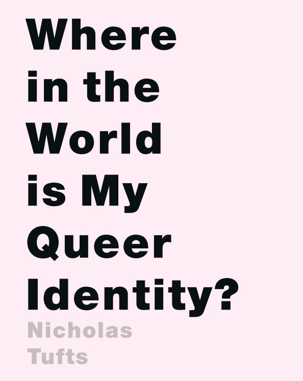 Where in the World is My Queer Identity? (HardCover) nach Nicholas Tufts anzeigen