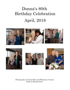 Donna's 80th Birthday Celebration book cover
