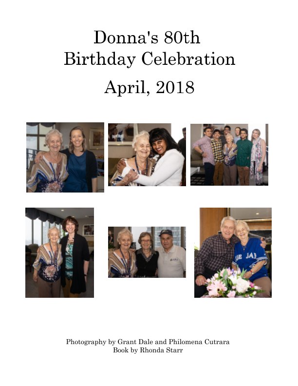 Visualizza Donna's 80th Birthday Celebration di Rhonda Starr