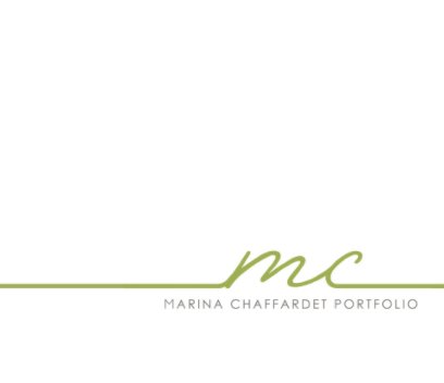 Marina Chaffardet Portfolio book cover