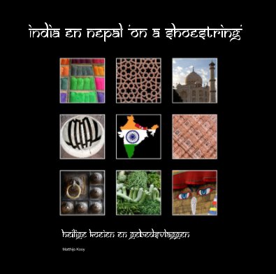 India en Nepal 'on a shoestring' book cover