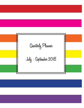 Quarterly Planner July - September 2018 book cover