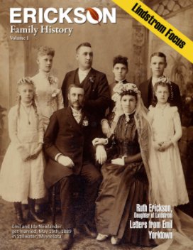 Erickson History Magazine - Lindstrom book cover