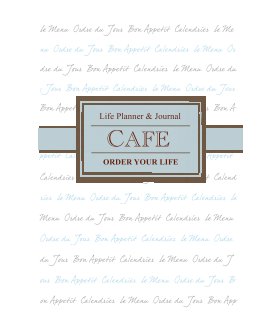 Cafe Life Planner and Journal book cover