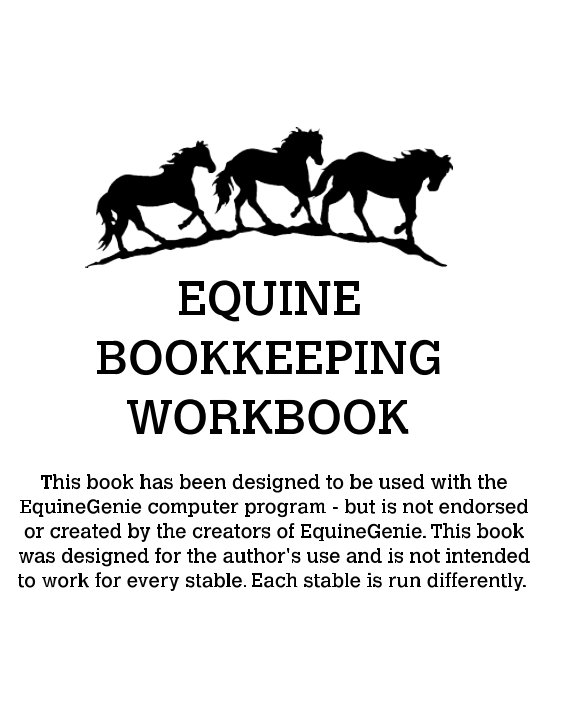 View Equine Accounting Workbook by Katherine Bogaert