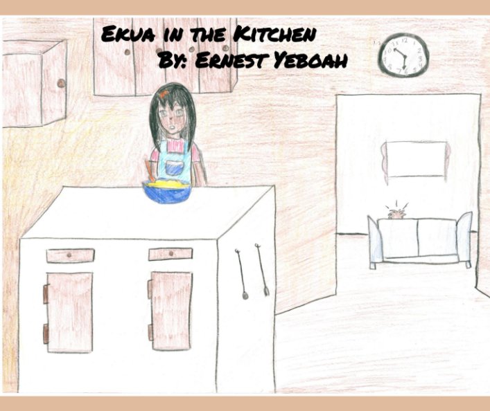 View Ekua in the Kitchen by Ernest Yeboah