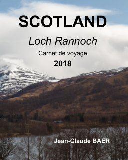 SCOTLAND Carnet de voyage 2018 book cover