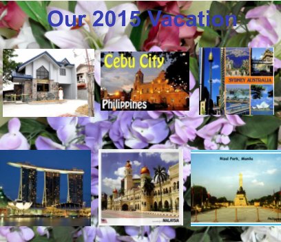 Our 20`15 Vacation book cover