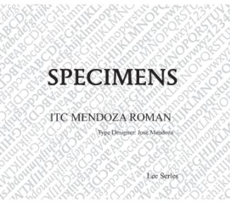 Mendoza Specimen Book book cover