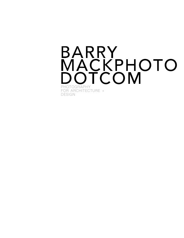 View 2018 Portfolio Book by Barry MacKenzie
