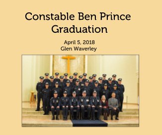 Constable Ben Prince Graduation book cover