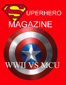 SUPERHERO MAGAZINE book cover