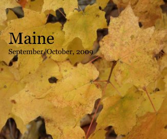Maine September/October, 2009 book cover