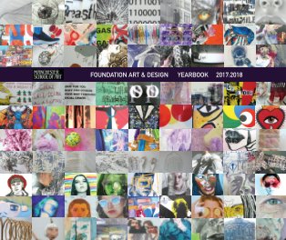 Manchester School of Art, Foundation Yearbook 17/18 book cover