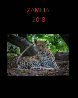 Zambia Safari 2018 book cover