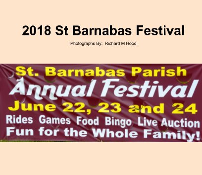 018 St Barnabas Festival book cover