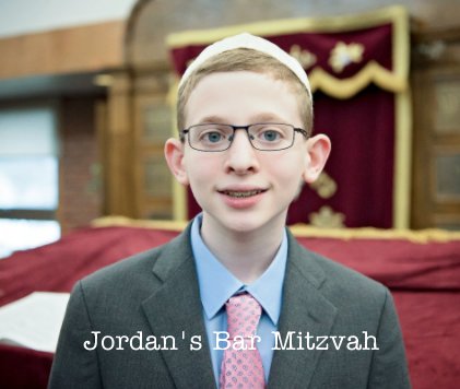 Jordan's Bar Mitzvah book cover