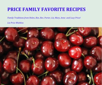 PRICE FAMILY FAVORITE RECIPES book cover
