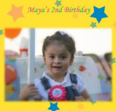 Maya 1st Barney Birthday book cover
