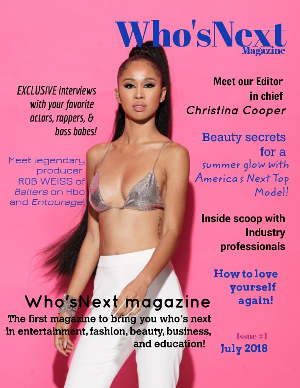 Who'sNext magazine nach Christina Cooper anzeigen