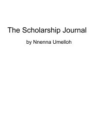 Shorter Scholarship Journal book cover