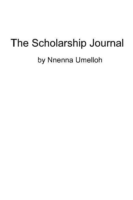 View Shorter Scholarship Journal by Nnenna Umelloh