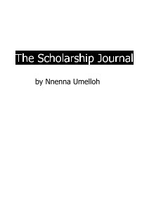Scholarship Journal book cover