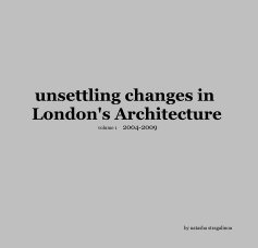 unsettling changes in London's Architecture book cover
