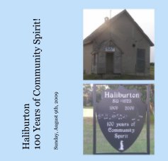 Haliburton 100 Years of Community Spirit! book cover