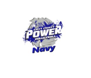 East Coast Power Volleyball Navy 2018 book cover