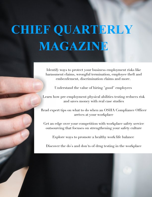View CHIEF QUARTERLY by Chief Insurance Solutions LLC