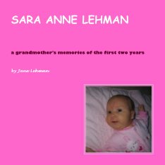 SARA ANNE LEHMAN book cover
