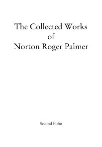 The Collected Works 
of
Norton Roger Palmer book cover