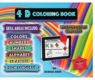 4D COLORING BOOK book cover