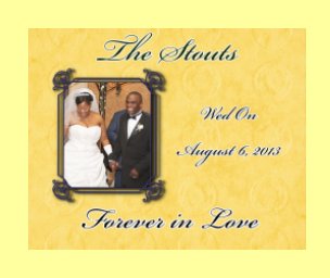 Stouts Wedding Album book cover