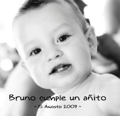 Bruno cumple un aÃ±ito ~ 15 Agosto 2009 ~ book cover