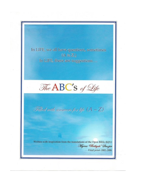 View The ABCs of LIFE/Marriage by Myrna BA'TYAH Strozier