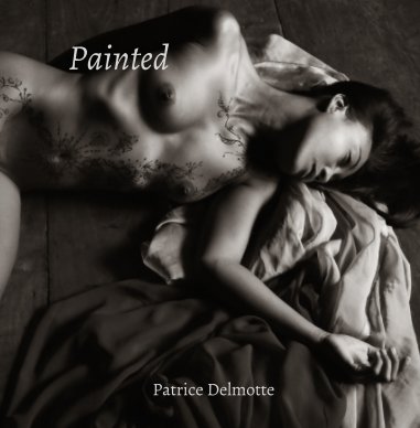 Painted 30x30 fine art nude collection book cover