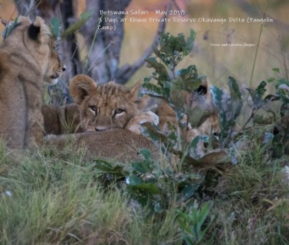 Botswana Safari - May 2018 3 Days at Khwai Private Reserve Okavango Delta (Pangolin Camp) book cover