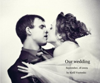 Our wedding book cover