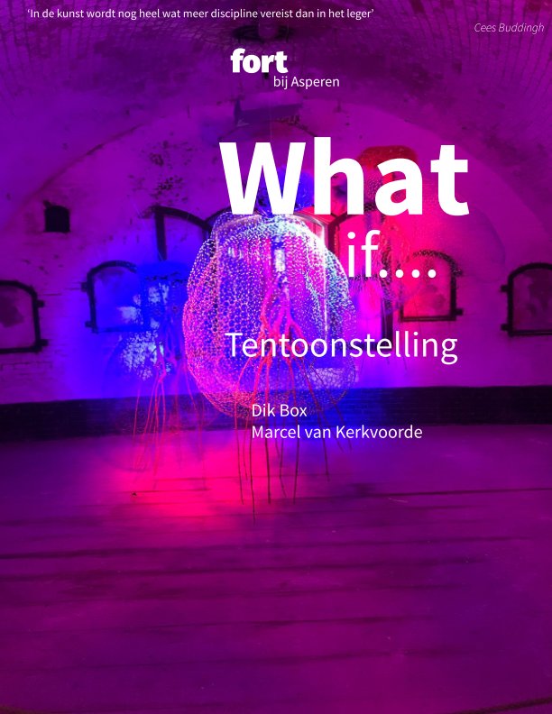 Visualizza Catalogus Tentoonstelling What if.. 2018 Fort bij Asperen di Marcel van Kerkvoorde