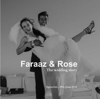 Faraaz & Rose                             The wedding story book cover