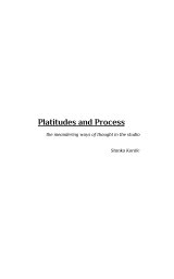 Platitudes and Process book cover