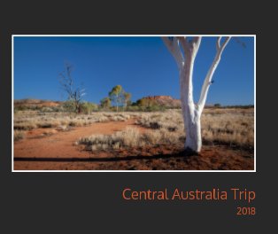 Central Australia Trip book cover