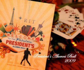 RIT President's Ball 2009 book cover