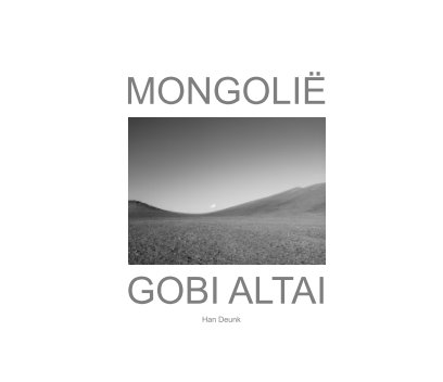 Mongolië Gobi Altai book cover