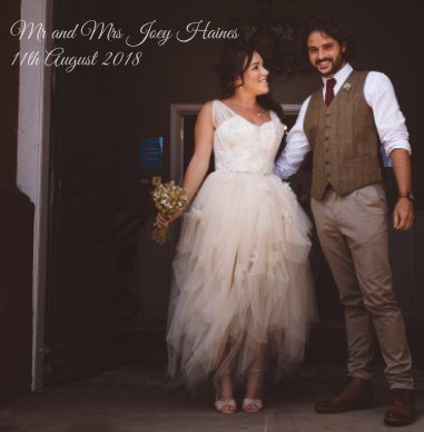 Mr and Mrs Joey Haines book cover