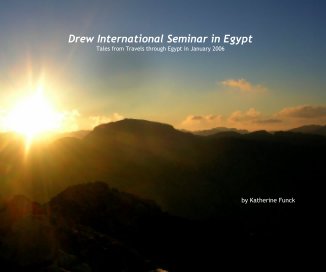 Drew International Seminar in Egypt book cover